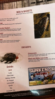 Sunken Ship Grill menu