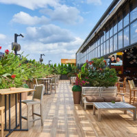 The Liberty Bell Beer Garden inside