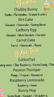 Goldenrod Nutrition menu