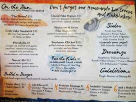 Port House Grill menu