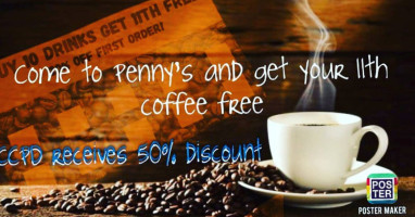 Penny's Coffee food