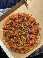 Tasty Curry Pizza food