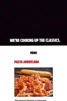 Pasta Americana food