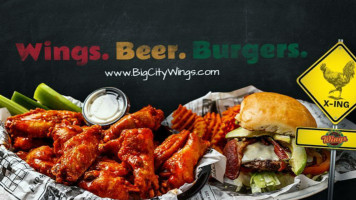 Big City Wings food