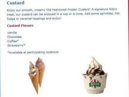 Rita's Ice Custard Happiness menu