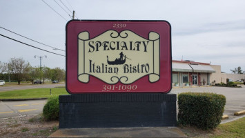 Specialty Italian Bistro inside