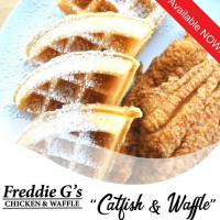 Freddie G's Chicken Waffle food