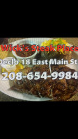 Wick's Steakhouse food