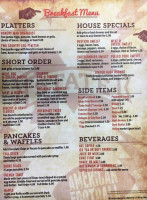 Starkville Cafe menu