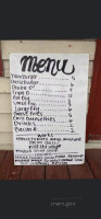 Fat Andy's Burger menu