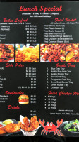 Cajun Crab Daddy menu