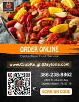 Crab Knight Daytona Beachside food