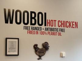 Wooboi Hot Chicken inside