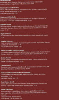 Bertucci's Brick Oven menu