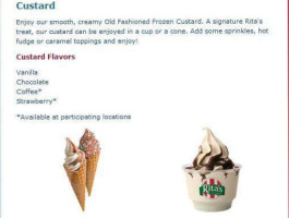 Rita's Italian Ice Frozen Custard food