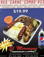 El Merengue Inc food