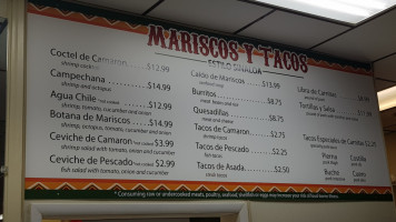 El Viejon Mariscos Y Tacos menu