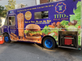 Titos Halal Food Truck inside