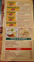 Mexipizza menu