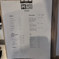 Medio Cafe menu