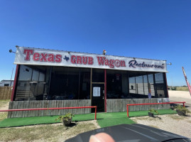 Texas Grub Wagon Bbq, Seafood, Steaks, Wings outside