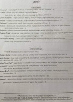 La Porta menu