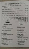 Dreams Soul Food menu