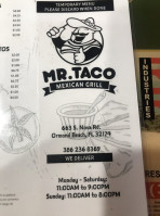 Mr.taco Mexican Grill inside