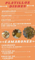 La Familia Mexican Taqueria menu