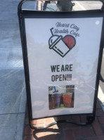 Heart City Health Cafe menu