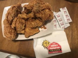 Krispy Krunchy Chicken inside