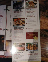 Miller's Ale House menu