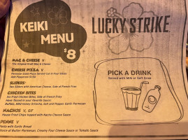 Lucky Strike San Francisco menu