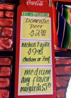 El Nopal Mexicana menu