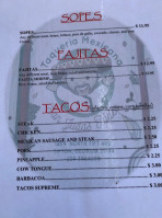 Taqueria Bertha True Taste Of Mexico menu