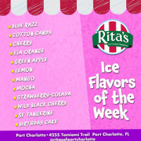 Rita's Italian Ice Frozen Custard food