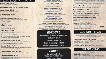 Caraway Pub menu