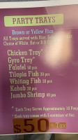 Khan's Halal Food Gyro& Chicken inside