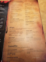 Cafe Del Sol menu