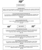 DiMarco's Bistro & Cantina menu