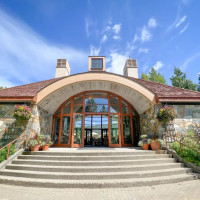 The Chalet and Clubhouse at the Fairmont Golf Course outside