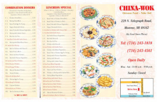 China Wok Of Monroe food