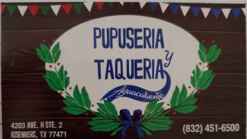 Pupuseria Y Taqueria Aguacaliente food