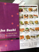 San Clemente Sushi Company menu