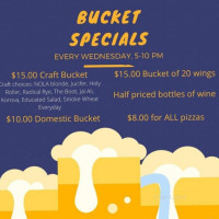 Pour House Pizza And Beer Garden menu