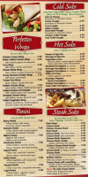 Perfetto's Pizza Pasta menu