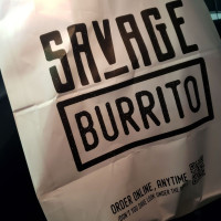 Savage Burrito food