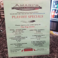 Amari's Pizzeria food