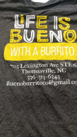 Bueno Burrito Company food