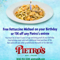 Pietro's Italian Restaurant & Party House food